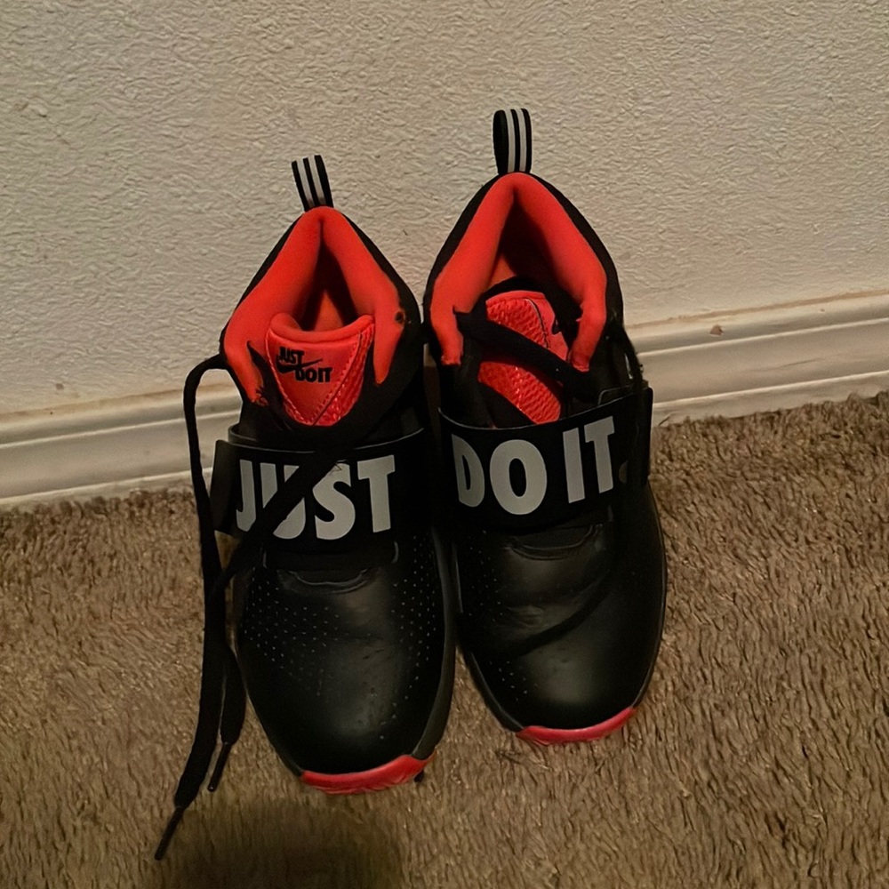 Nike youth basketball shoes.